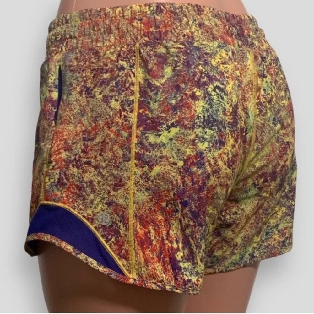 Lululemon Seawheeze Hotty Hot Shorts Woodland Sprint Multi  I S…